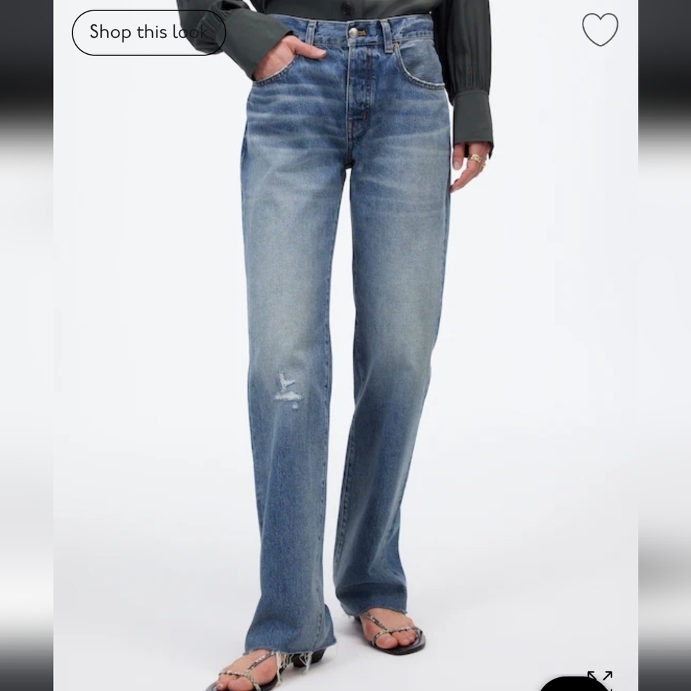 Madewell The Dean Easy Straight Jean - Picture 2 of 8